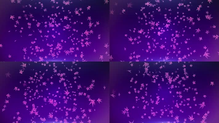 4K紫色粒子背景