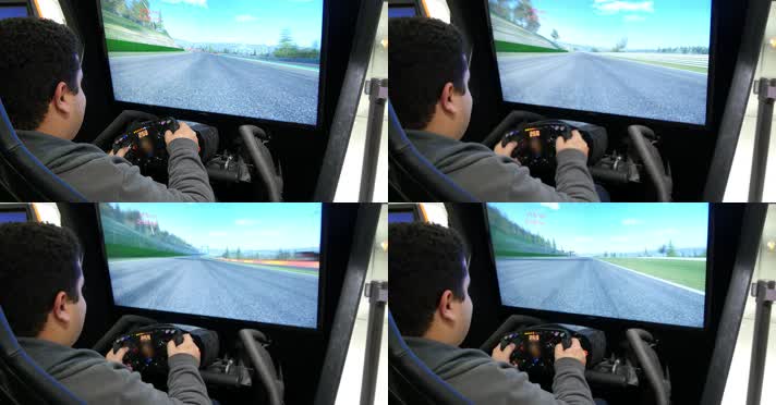 【4K】虚拟驾驶，开车游戏
