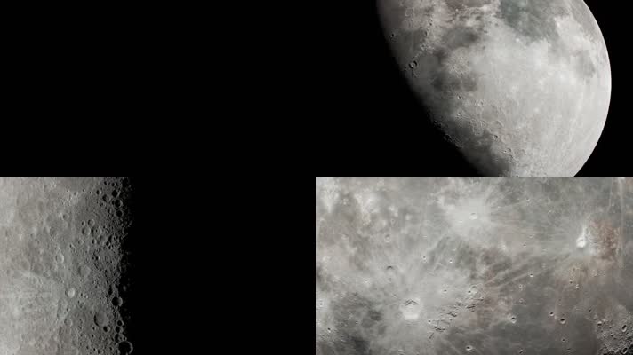 4K高清月球表面