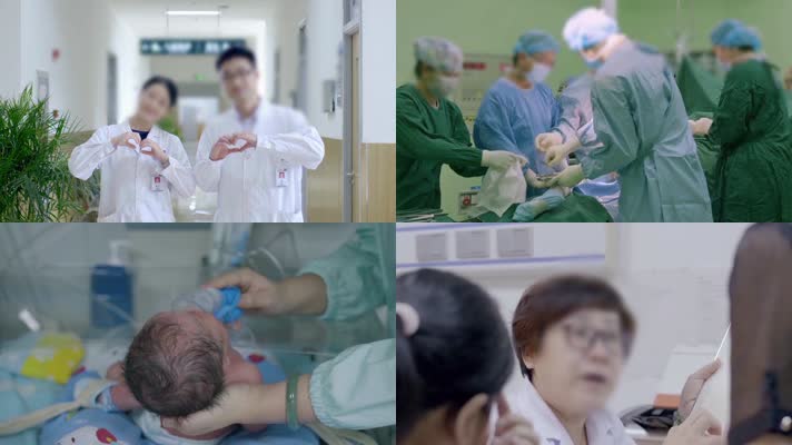 医疗医院医生护士综合形象视频
