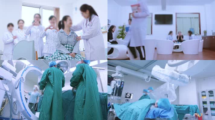 医疗医院医生护士综合形象视频