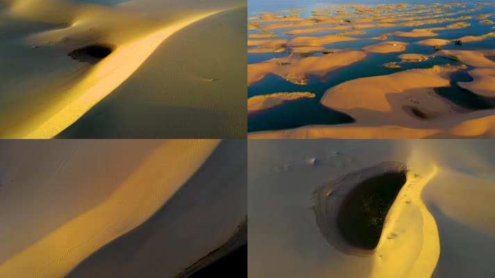 【4K原创·可商用】航拍沙漠
