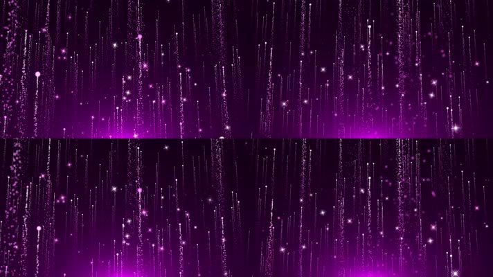 4K唯美紫色粒子