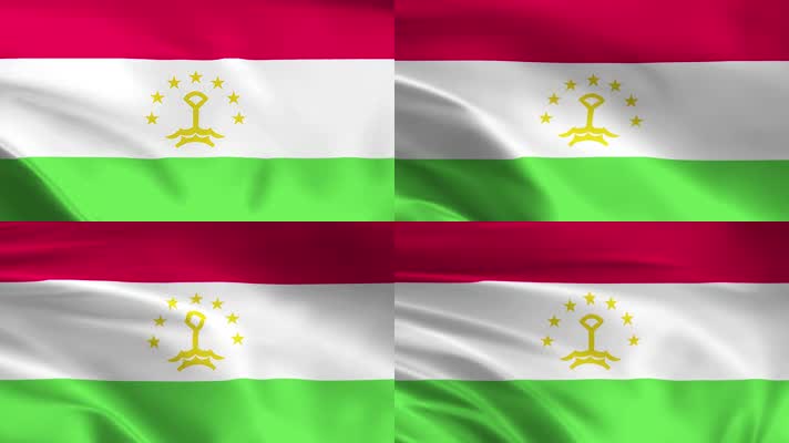 塔吉克斯坦国旗视频素材下载,高清实拍塔吉克斯坦国旗视频素材模板