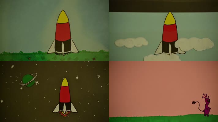 火箭卡通动画