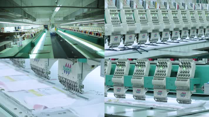 纺织制衣工厂自动化机器加工