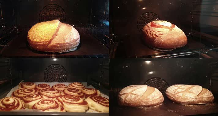 面包烘焙延时，小变大面包延时烤面包烤箱