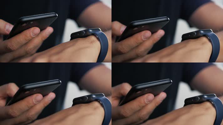 【4K】苹果手机连接手表