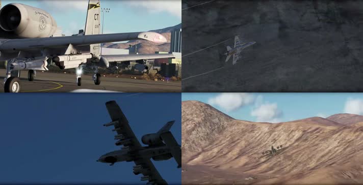 争动画，战机空战，轰炸地面目标战机