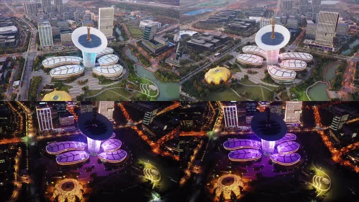 航拍武汉未来科技城