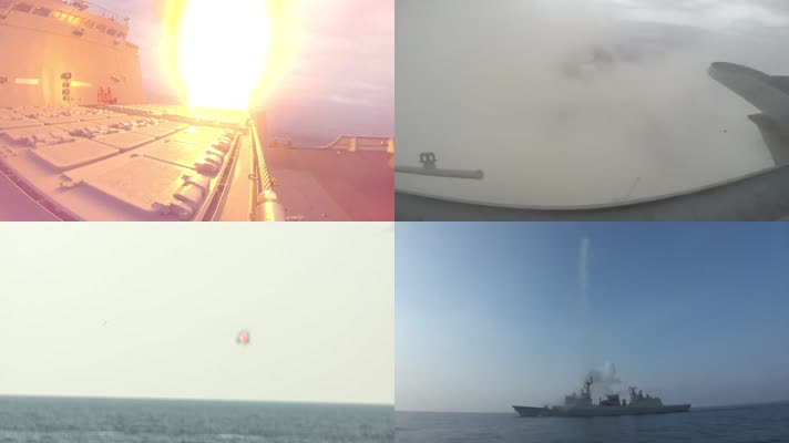 军事实拍，军舰垂直发射导弹垂直发射器
