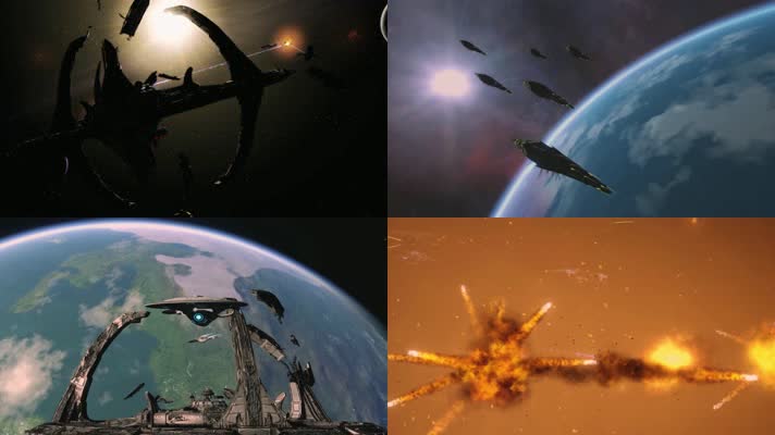 星球大战，宇宙飞船，科幻战争