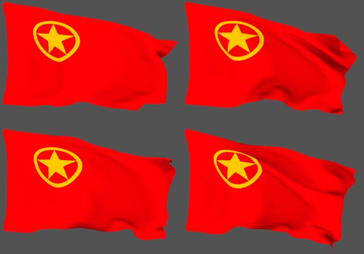共青团旗帜