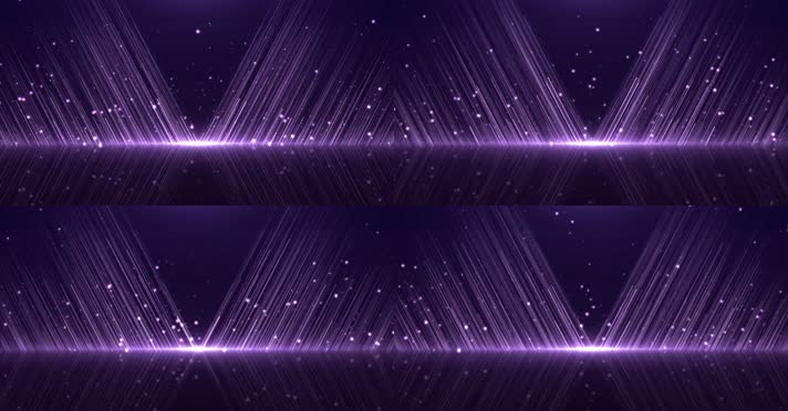 4K紫色光舞台循环 