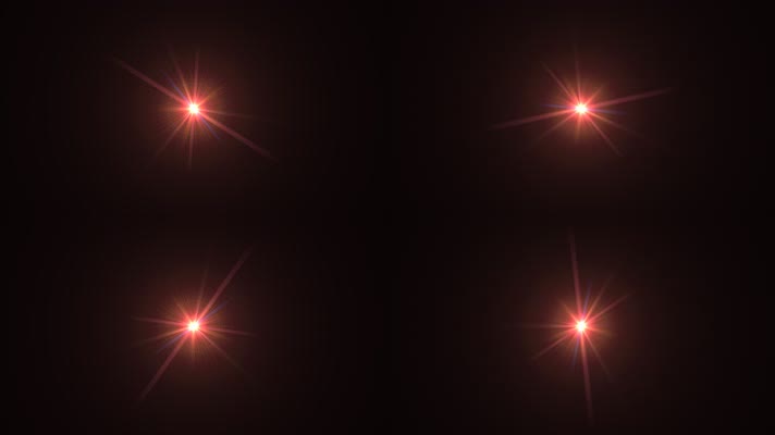【透明通道】红色闪光灯光