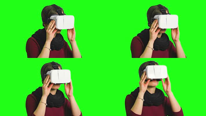 VR虚拟现实体验，绿屏绿幕 (2)