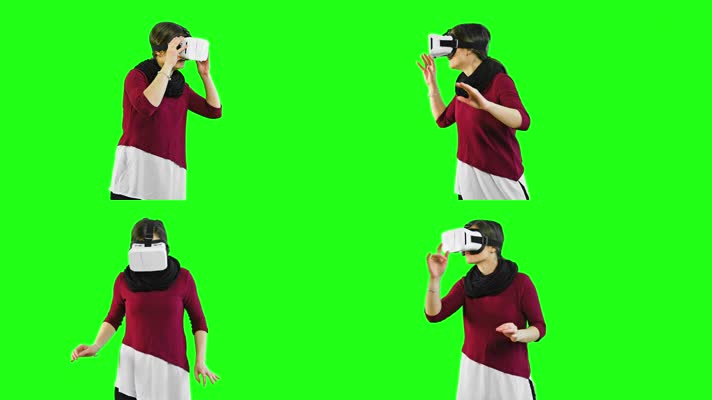 VR虚拟现实体验，绿屏绿幕 (3)