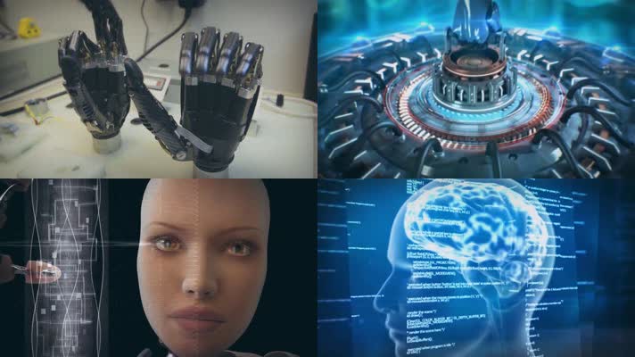 人工智能机器人、未来科技、机器人