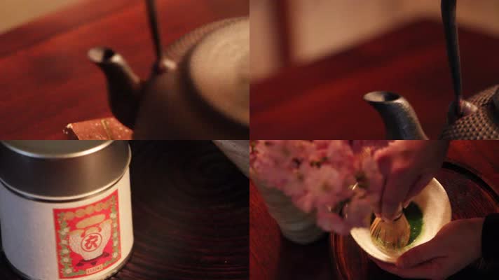 抹茶，日本茶道