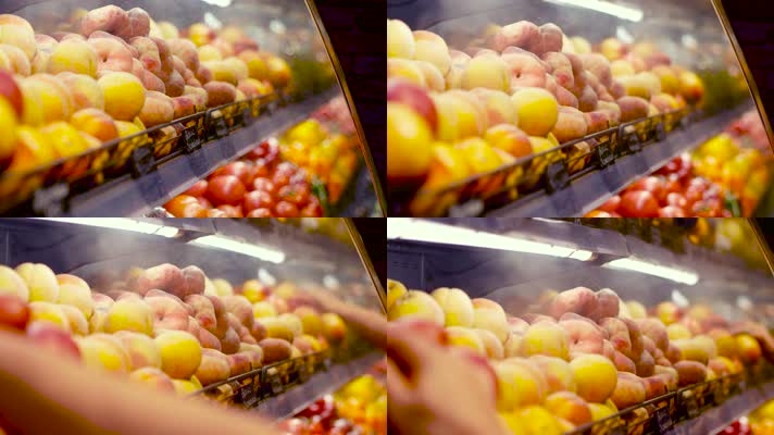 超市水果，鲜架上水果