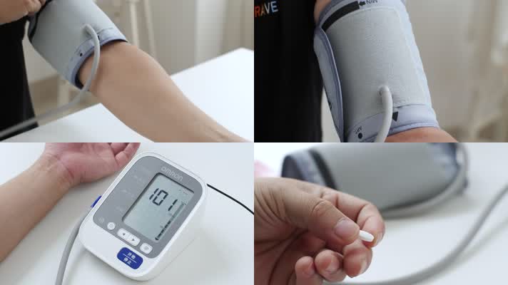 居家测量血压，高血压吃降压药4k