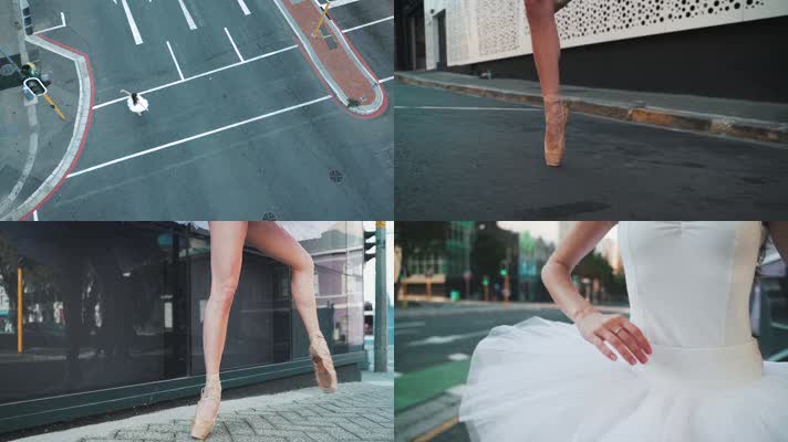 外国美女街头芭蕾舞者升格