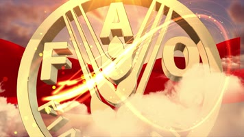 世界粮食日E3D片头AE模板