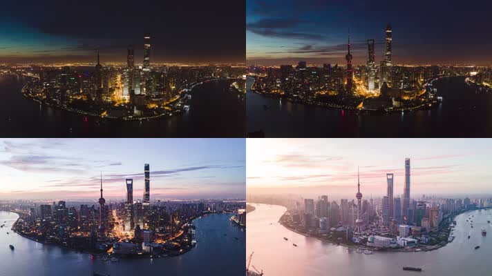 4K上海城市延时摄影