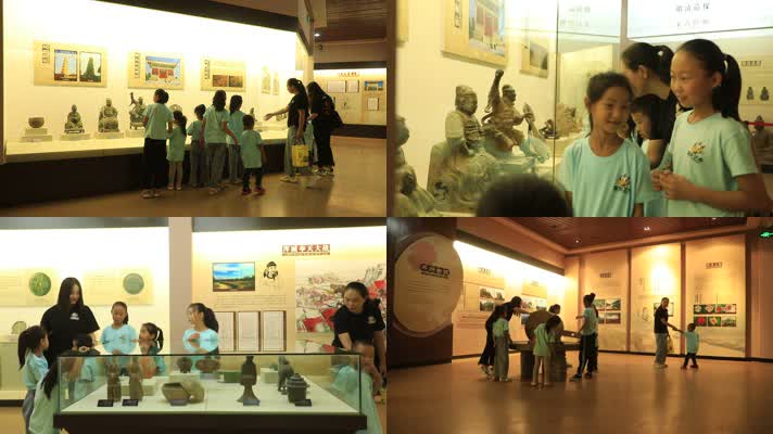 学生参观博物馆