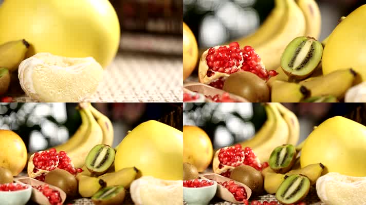 食品 食材 美食 水果 柚子 西柚 石榴 猕猴