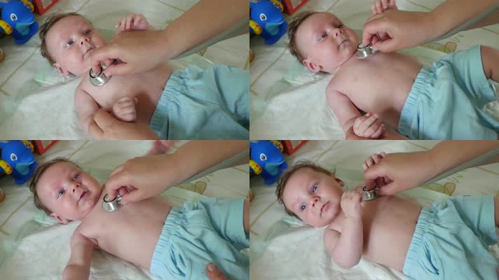 婴儿检查身体