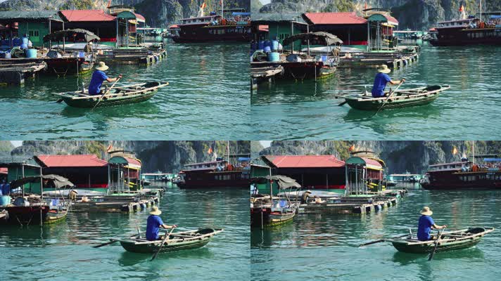 越南小船，越南人文文化