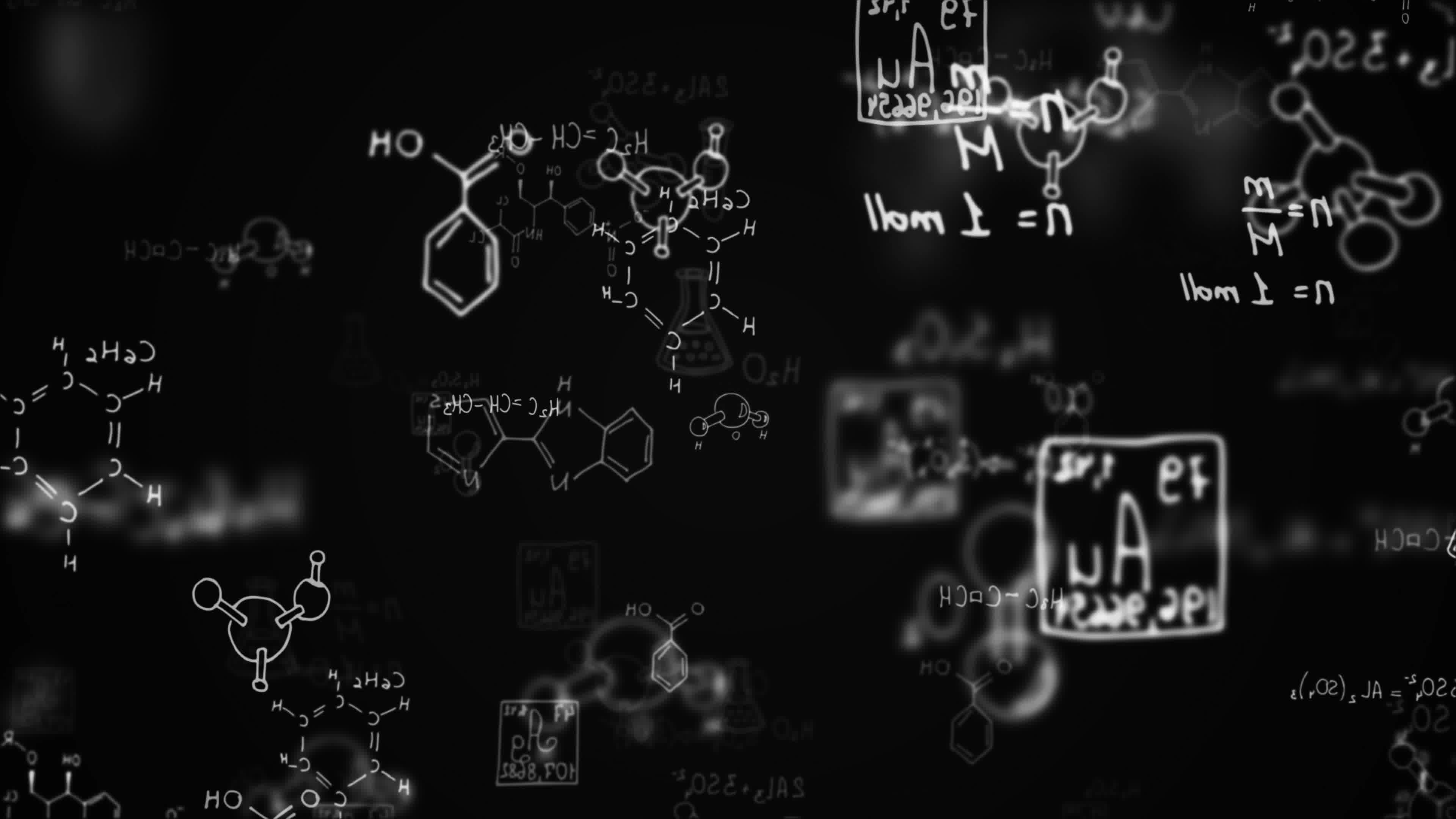 4k数理化公式穿梭2视频素材