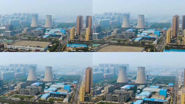 4K郑州高新区燃气发电