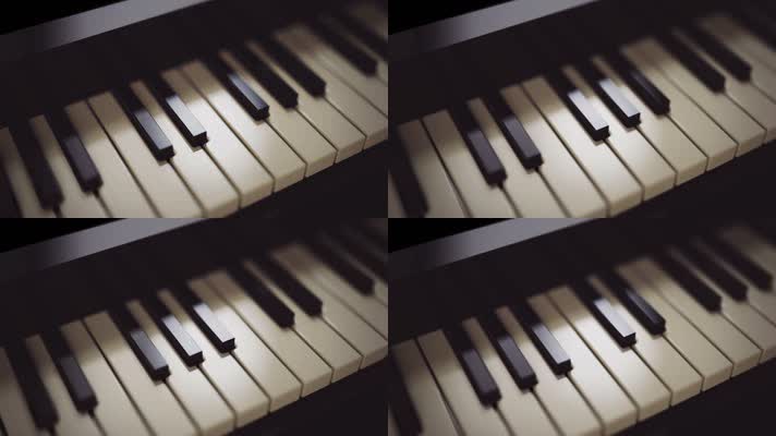 钢琴琴键，老钢琴旧钢琴，怀旧