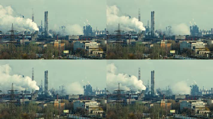 空气污染，烟囱排放污染物