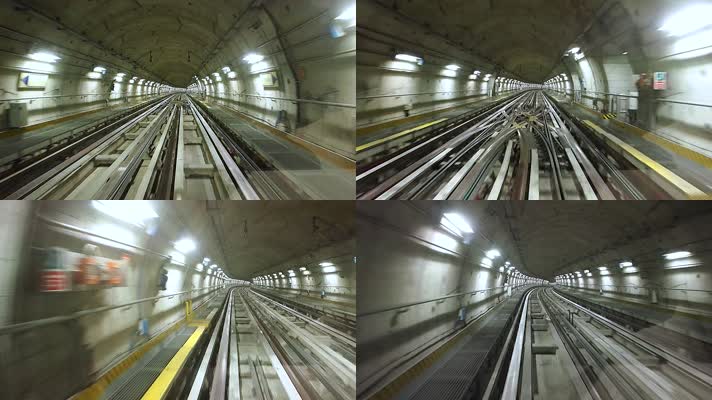 地铁隧道第一视角