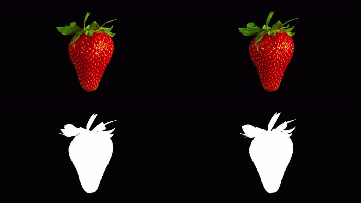 草莓，草莓绿屏绿幕