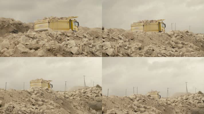 卡车运输沙石泥土