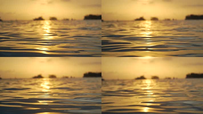 巴厘岛海面日落