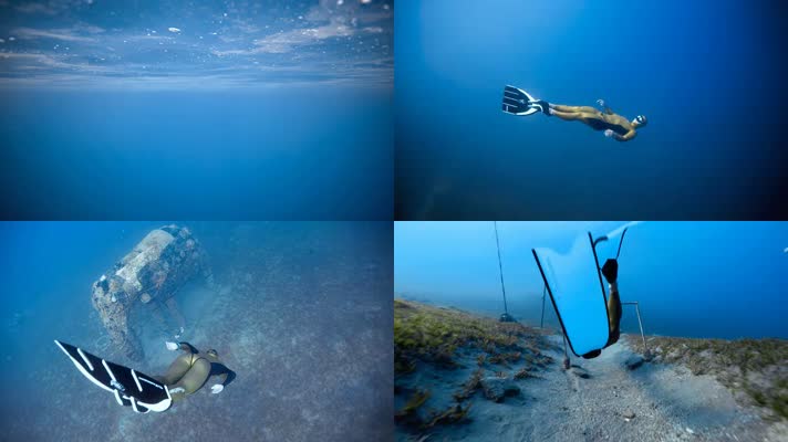潜水，深海潜水，海底世界