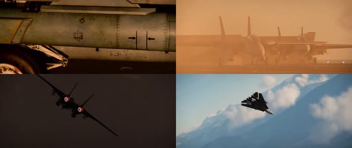 战争动画，航母战机，空战击落