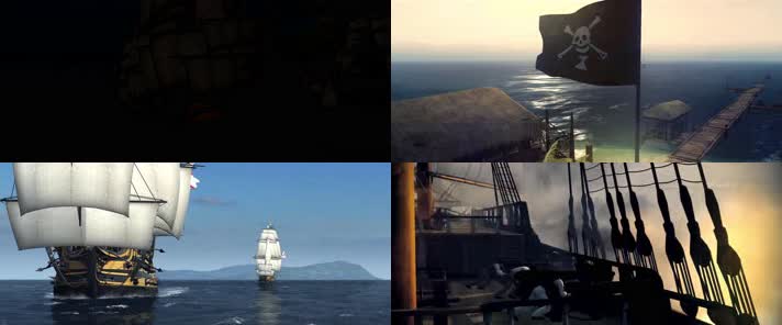 海盗船，大航海时代，3d动画