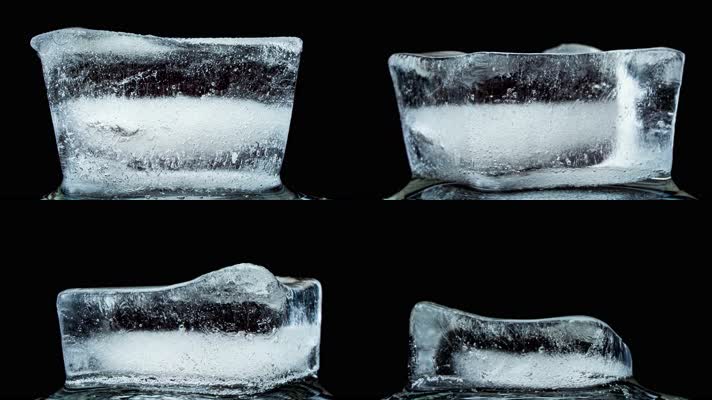 冰熔化过程图片