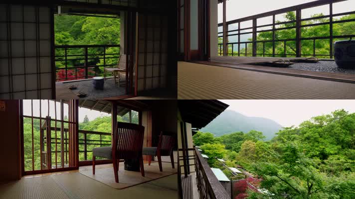 传统日式建筑，和风日式风格，日本酒店民宿