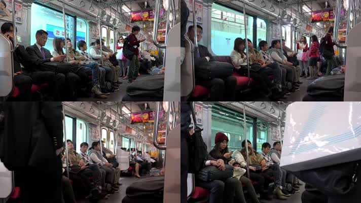 日本地铁，日本交通，上班族
