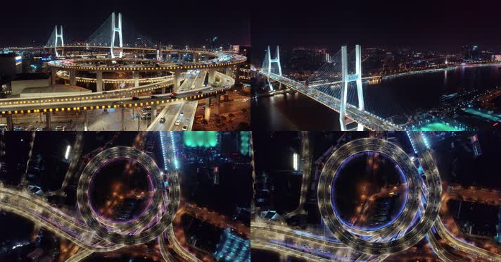 【4K原创】上海南浦大桥夜景