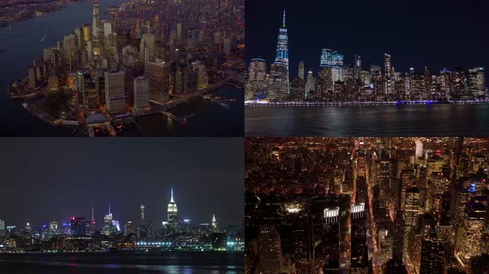 【4K】纽约夜景航拍