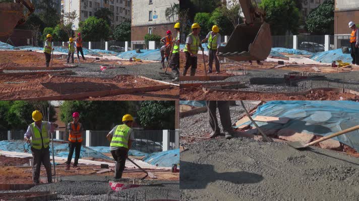 深圳建设挖机倒混凝土平地水泥震动棒