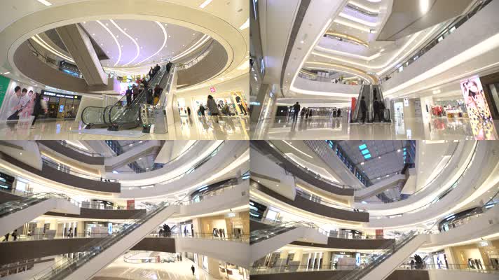 4K商场购物中心大型商业广场购物中心